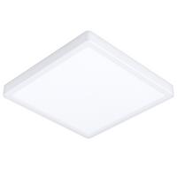 Badezimmer-Deckenleuchte Fueva Weiß max. 20,5 Watt - Weiß, KONVENTIONELL, Kunststoff/Metall (28.5/28.5/3cm) - Eglo
