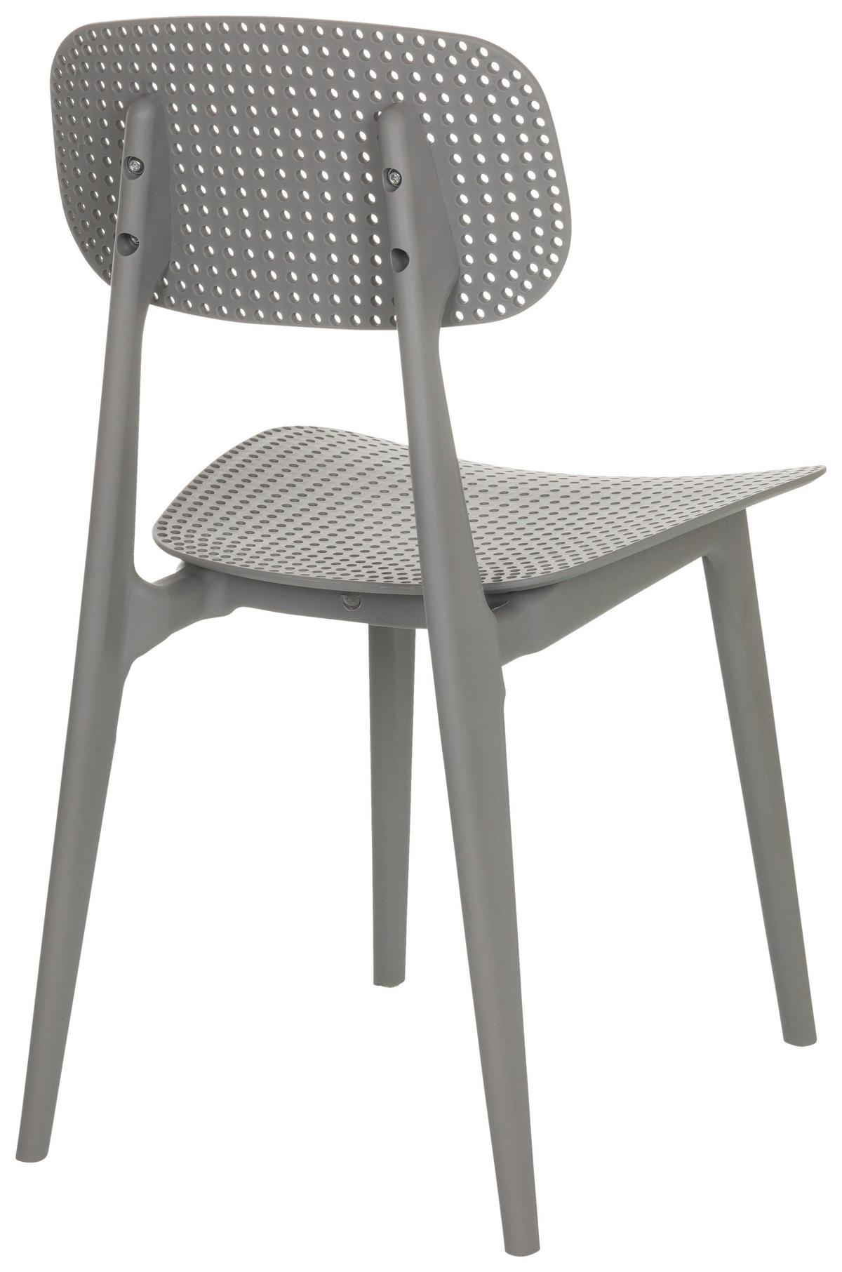 Vrtni Stol Artifo Hol, Siva - siva, Basics, umetna masa (42/79/51cm) - MID.YOU