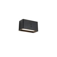 LED-Wandleuchte Tilou Schwarz max. 3,5 Watt - Schwarz, Modern, Kunststoff/Metall (12/6,6/6,5cm) - Mömax