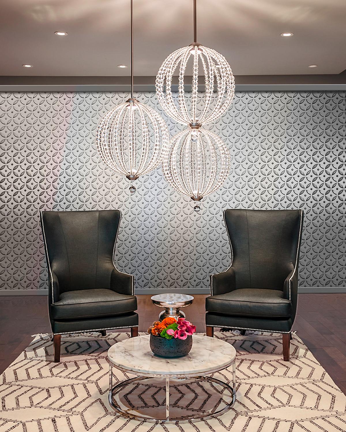 Viseća Svjetiljka Oberlin - boje nikla, Design, staklo/metal (50.9/73cm) - Elstead Lighting