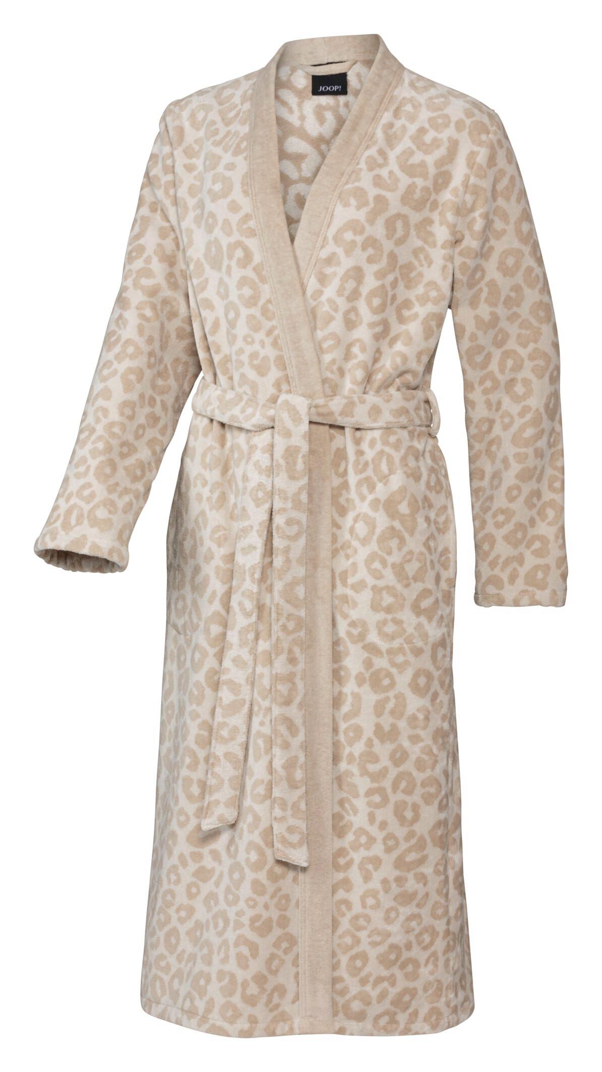 SZLAFROK KĄPIELOWY JOOP! DAMEN KIMONO LEO - beżowy, Basics, tkanina (48/50null) - Joop!