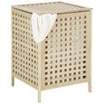 Wäschekorb Oskar in Naturfarben - Naturfarben, MODERN, Holz (46/67/46cm) - Modern Living Wäschekorb Oskar in Naturfarben - Naturfarben, MODERN, Holz (46/67/46cm) - Modern Living