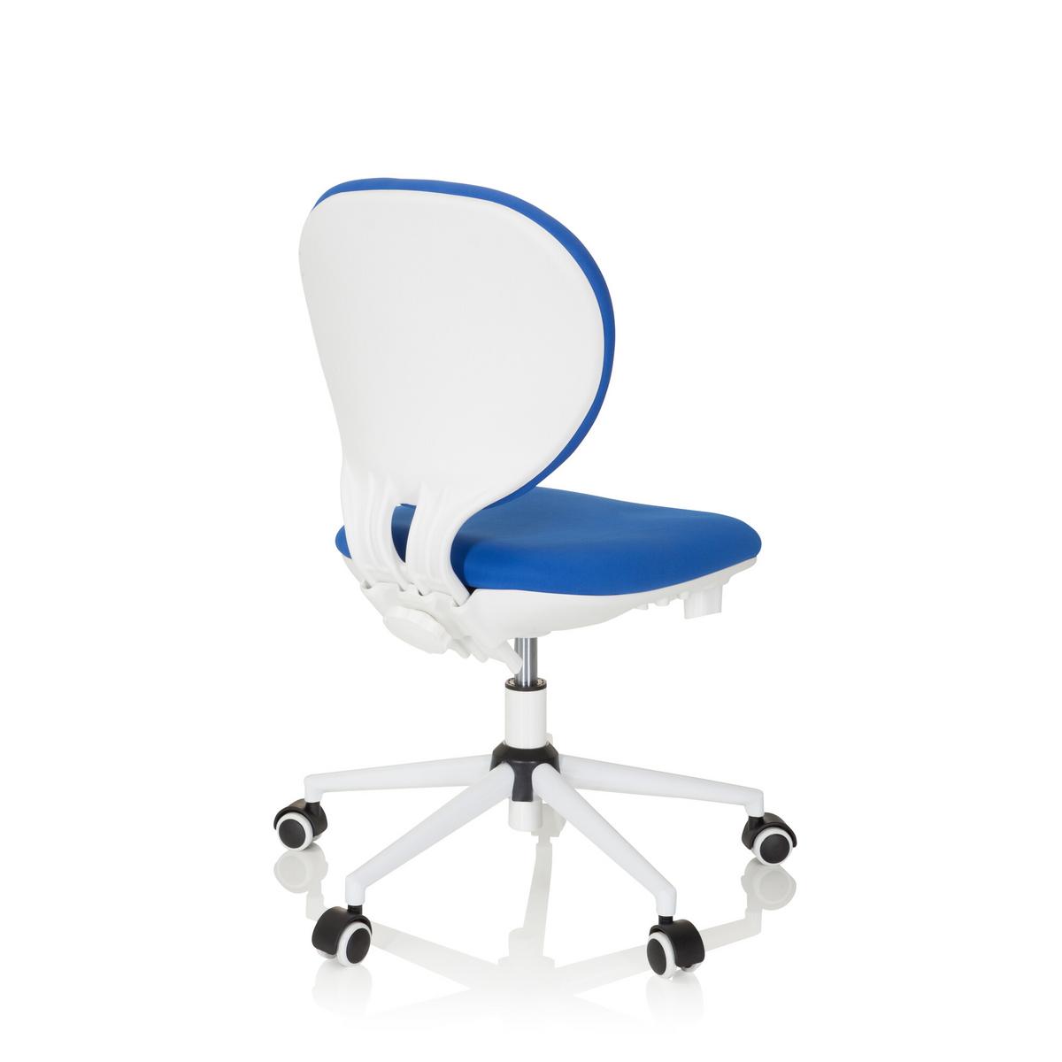 Jugenddrehstuhl Kid Vivo Stoff Blau/Weiß - Blau, Basics, Kunststoff (43/82-95/56cm) - MID.YOU