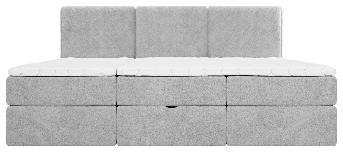 Familienbett Domino Combo II Grau ca. 240x200cm - Schwarz/Grau, MODERN, Holz/Holzwerkstoff (240/200cm) - MID.YOU