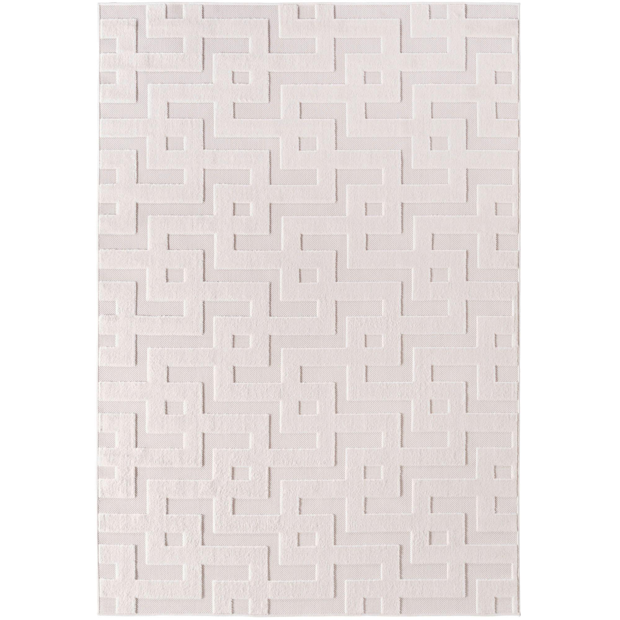 Flachwebeteppich Doha Creme ca. 80x150cm - Creme, Basics, Textil (80/150cm)