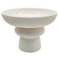 Tavă decorativă Yuri - alb, Modern, ceramică (22/15,7cm) - Mömax