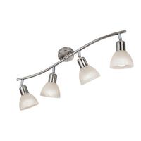 LAMPA REFLEKTOROWA 818904016X DAYTONA *SBN* - biały/kolor niklowy, Basics, metal/szkło (70/16,8cm) - Novel