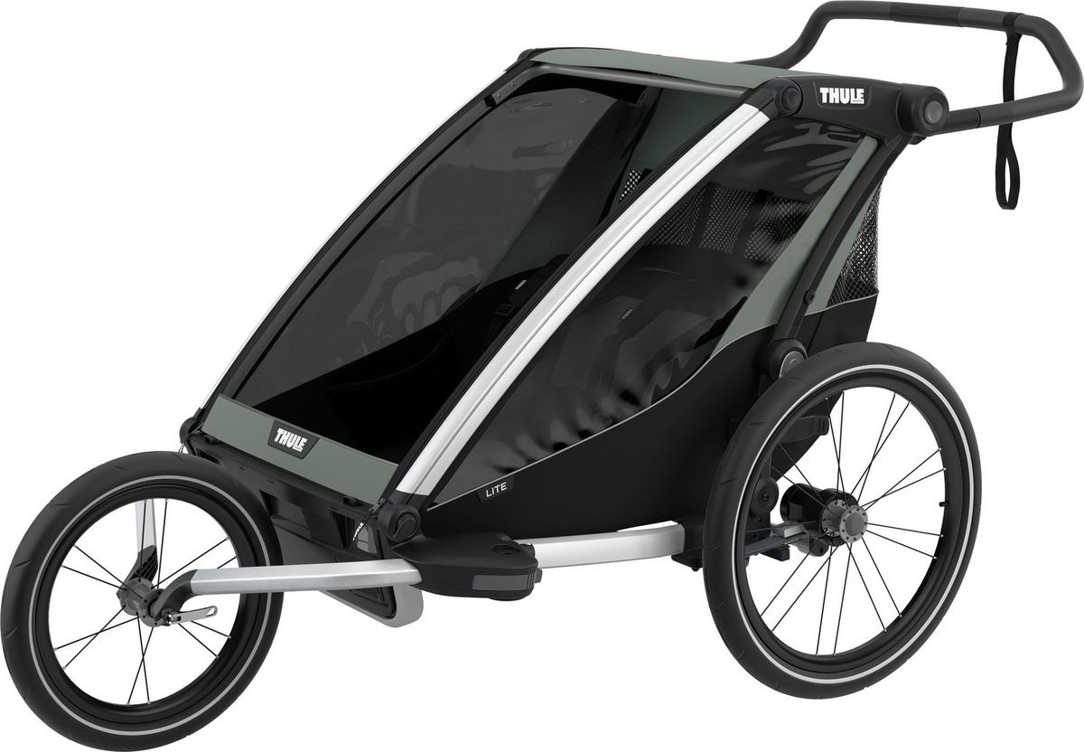 PRZYCZEPA ROWEROWA 10203022 CHARIOT LITE2 - zielony, Basics, metal (80/114,5/94cm) - Thule