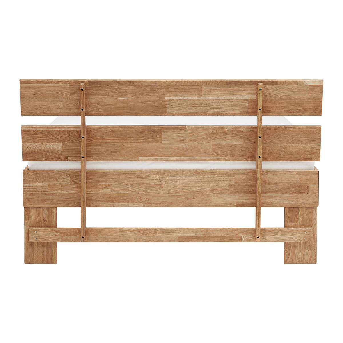 Bett Darja Wildeiche ca. 140x200cm - Wildeiche, KONVENTIONELL, Holz (140/200cm) - Based
