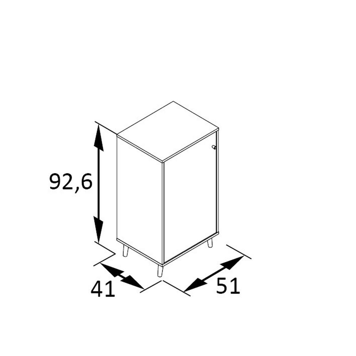 Aktenschrank Set US1000 Petrol ca. 151,05x175,2x41cm - Petrol, MODERN, Holzwerkstoff (151,05/175,2/41cm) - MID.YOU
