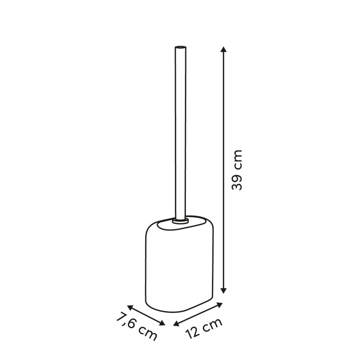 Četka Za Wc Bagi - bež, Osnovno, plastika (12/7,6/39cm)