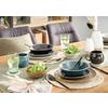 ASSIETTE PLATE SINDRI - noir, MODERN, céramique (28,5/2,5/24cm)