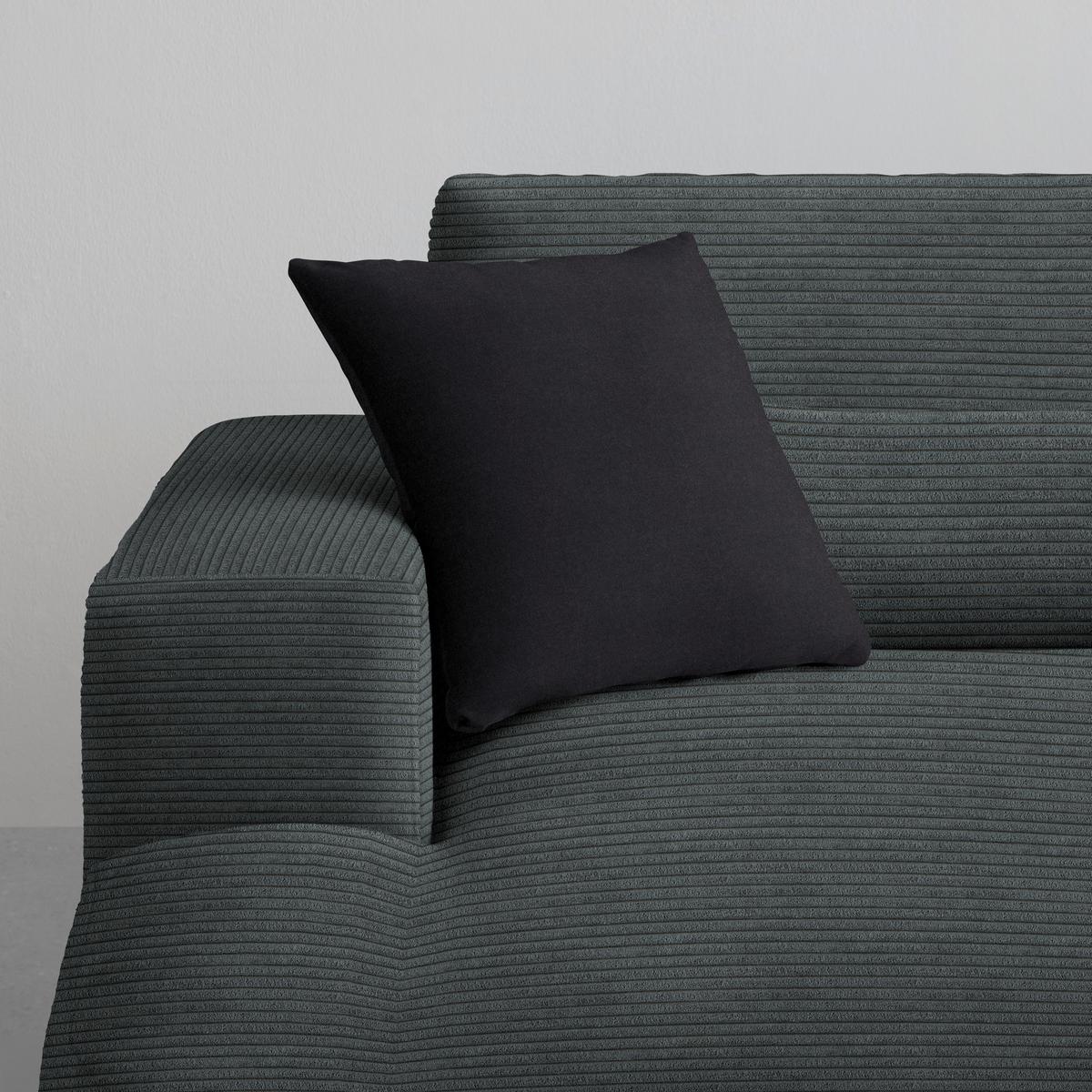 Ecksofa Fabiona rechts Graphitfarben - Graphitfarben, Modern, Holz (268/85/194cm) - Premium Living