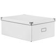Aufbewahrungsbox Lorenz in Weiß, Faltbar - Weiß, Karton/Metall (43,8/32,4/17,5cm) - MÖMAX modern living