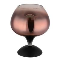 Stolna Svjetiljka Maxy - bakrenaste boje/prozirno, Basics, staklo/metal (15/20,5cm) - Globo