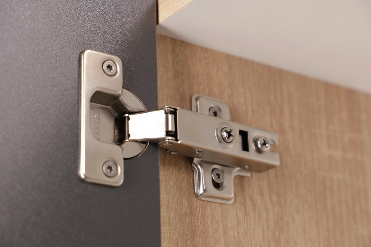 Kuhinjska Zgornja Omarica Merle, Barva Hrasta, Siva - srebrne barve/siva, Basics, kovina/steklo (100/56,1/34,6cm) - Respekta