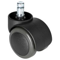 Set Kolesc Za Vrtljivi Stol Rolo Free, 5-Delni - črna, Basics, kovina/umetna masa (5/5,9/5cm) - MID.YOU