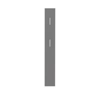 Előszobapanel Quayle - sötétszürke, Modern, faalapú anyag (25/189/2,2cm)