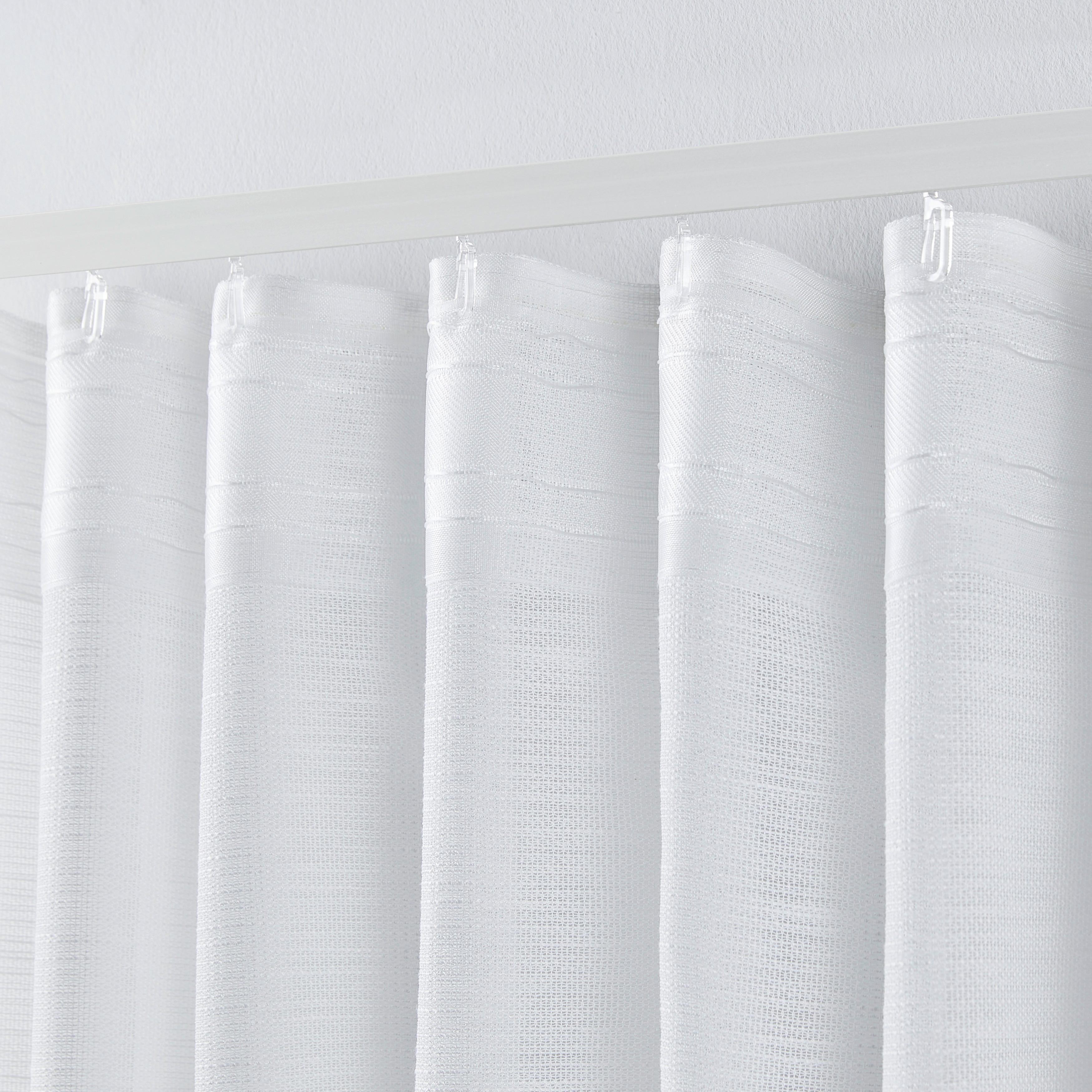 GARDINLÄNGD EVA - vit, Romantik / Lanthus, textil (140/255cm) - Premium Living