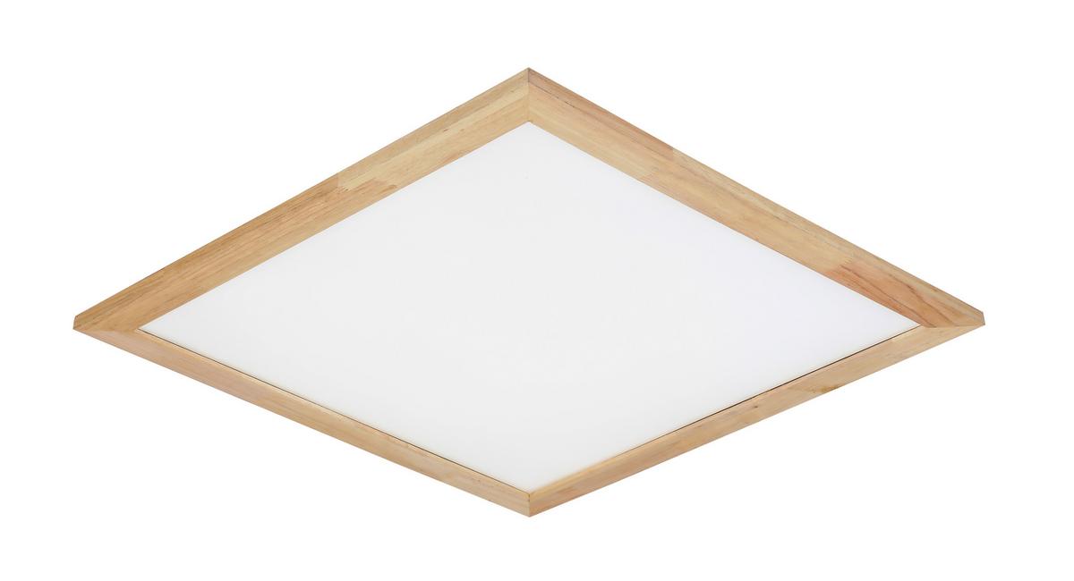 LAMPA SUFITOWA LED COURTNEY - kolor naturalny/biały, Modern, tworzywo sztuczne/metal (60/4,5/60cm) - Bessagi Home