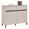 KOMMODE ARRAN - Kaschmir/Schwarz, MODERN, Holzwerkstoff (106/90/40cm) - Mömax