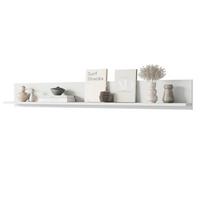 Zidna Polica Vera 138 - bijela, Design, drvni materijal (138,5/18/12cm) - P & B