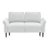 2-Sitzer-Sofa Custom Dunkelgrün - Dunkelgrün/Silberfarben, MODERN, Holz/Textil (150/85/92cm) - Mömax