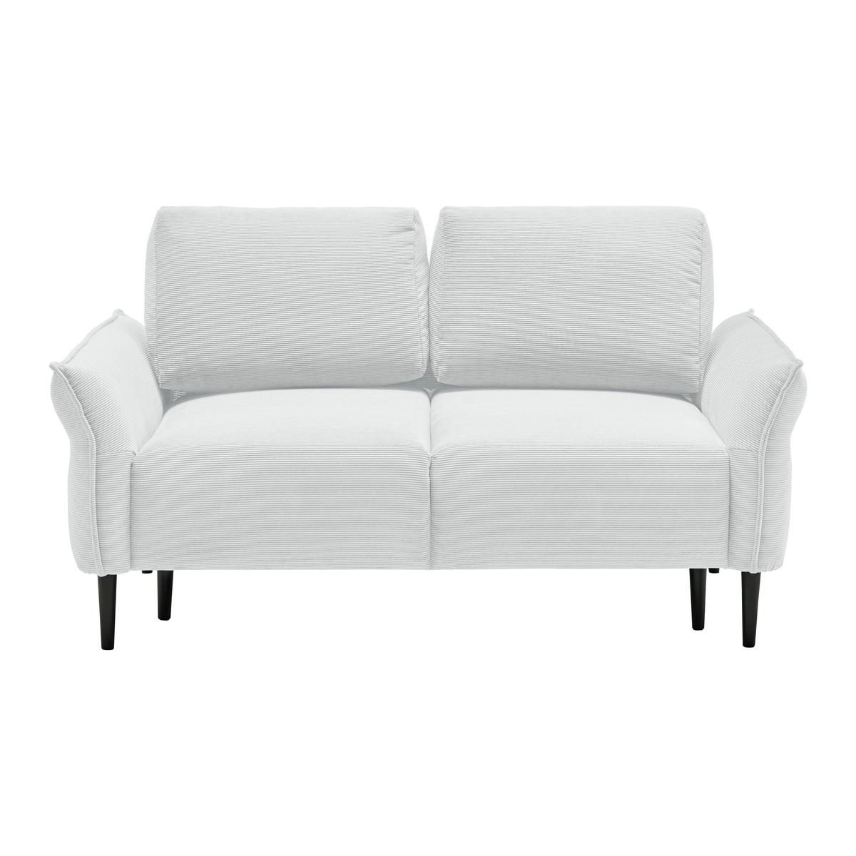 2-Sitzer-Sofa Custom Dunkelgrün - Dunkelgrün/Silberfarben, MODERN, Holz/Textil (150/85/92cm) - Mömax