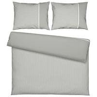 Bettwäsche Johannes XXL Hellgrau ca. 200x220cm - Hellgrau, KONVENTIONELL, Textil (200/220cm) - Mömax