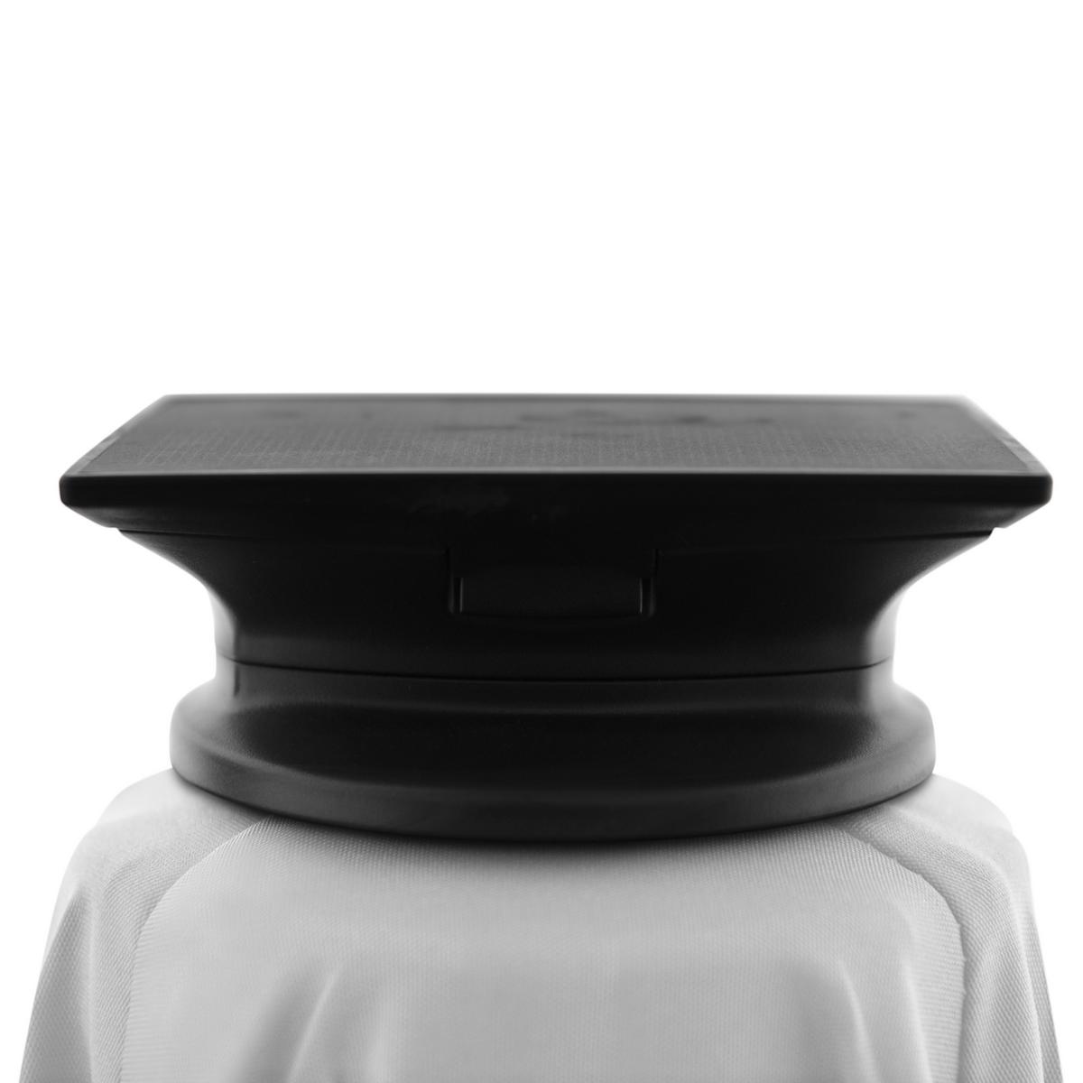 Ampelschirm Myzone Led Hellgrau ca. 300x220cm - Anthrazit/Hellgrau, Basics, Textil/Metall (300/220cm) - Doppler