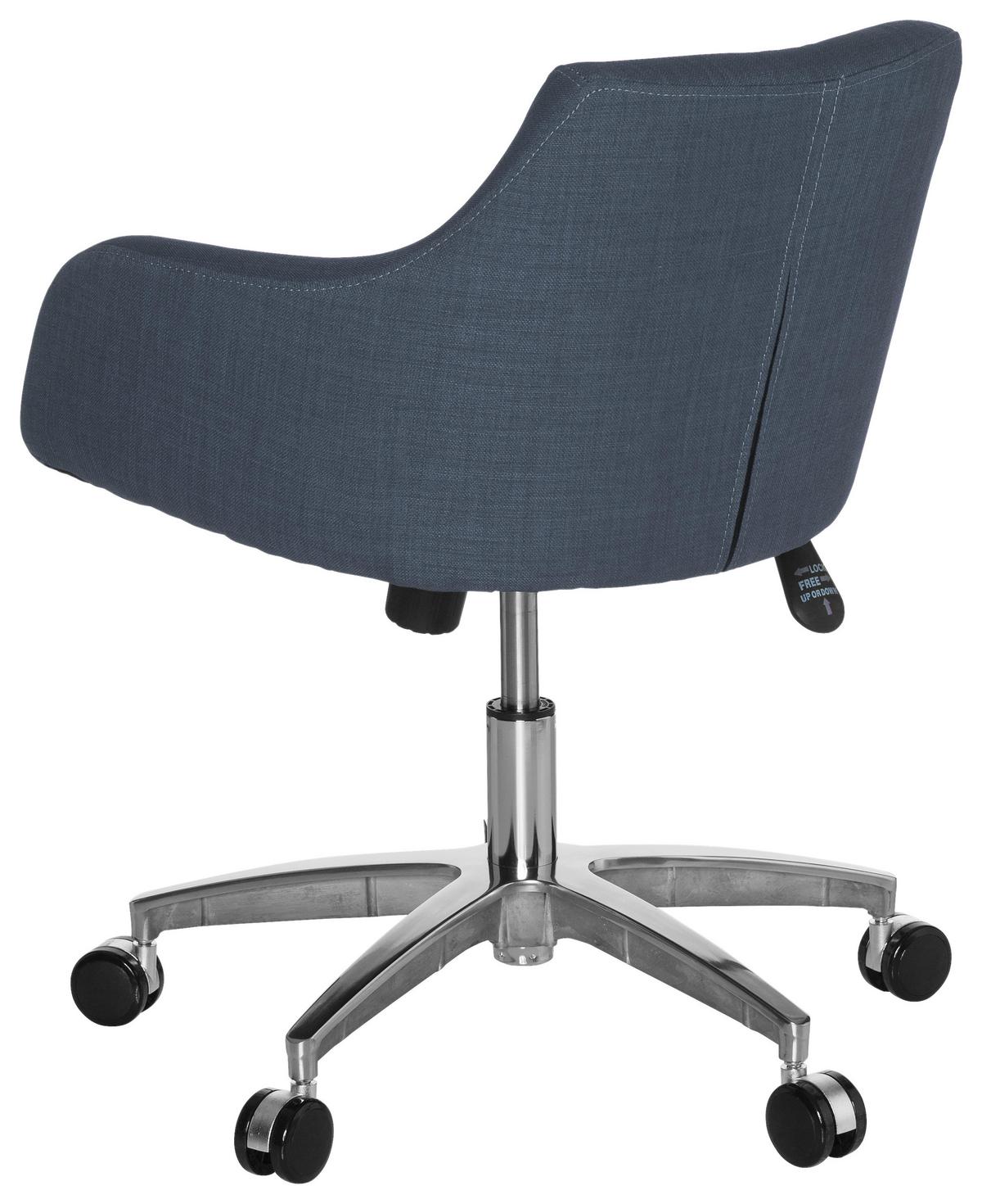 Vrtljivi Stol Solao 100, Temno Siva - temno siva, Moderno, kovina/umetna masa (55/86/41cm) - MID.YOU
