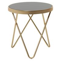 Mizica Dana - zlate barve/črna, Design, kovina/steklo (42/46cm) - MID.YOU