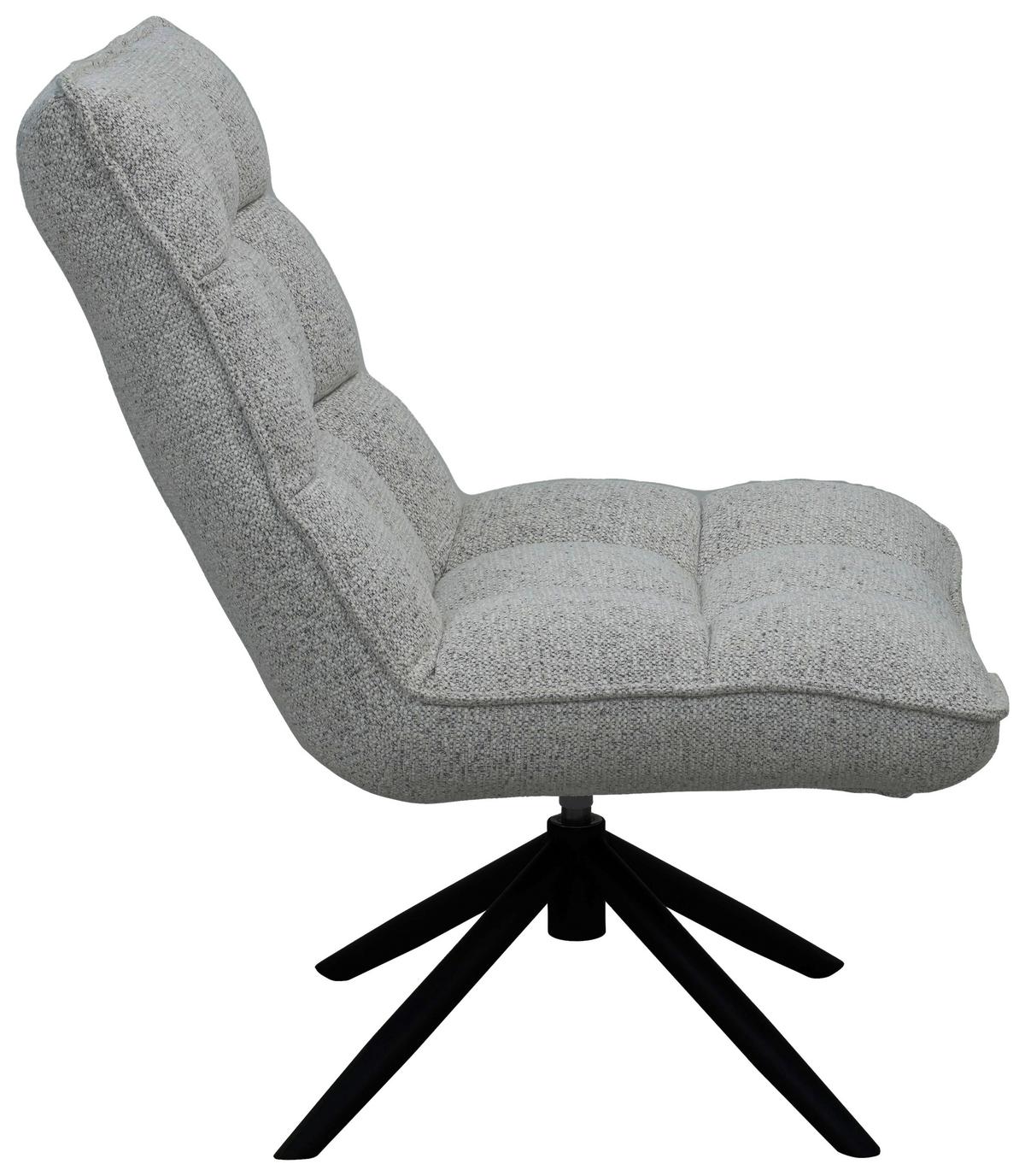 Fotoliu ISOLA - grej/negru, Modern, lemn/metal (71/99/85cm) - Mömax