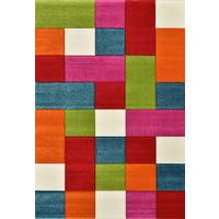 Webteppich Diamond Kids Multicolor ca. 80x150cm - Multicolor, Basics, Textil (80/150cm)