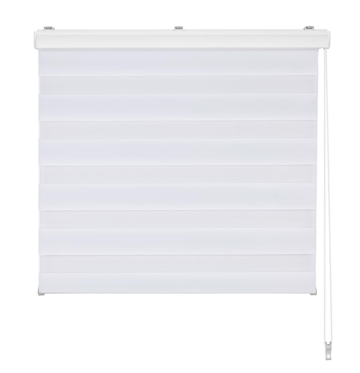 ROLETA PODWÓJNA ELEMENTS - biały, Basics, tworzywo sztuczne (90/160cm) - Boxxx