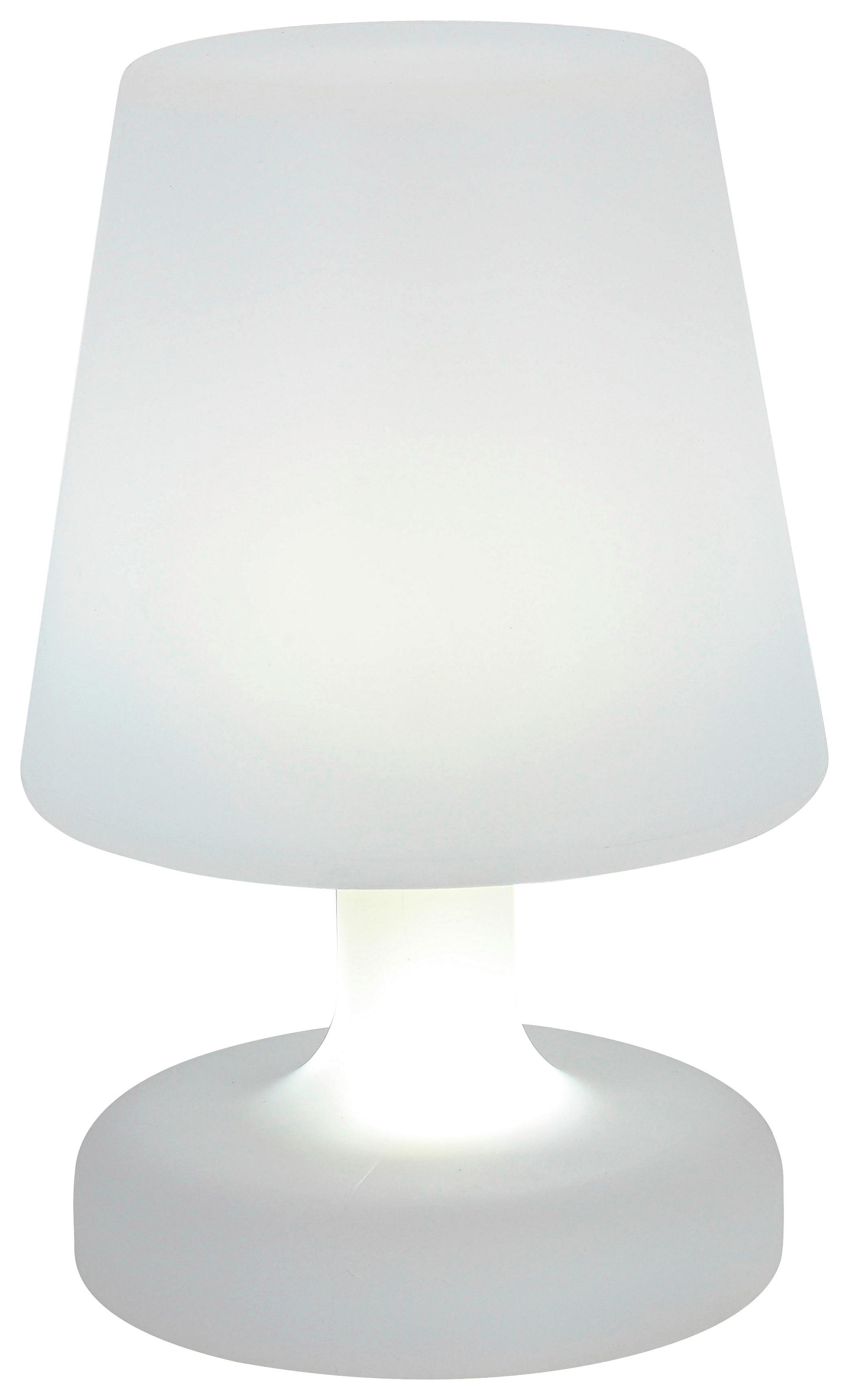 Veioză cu LED Prima - alb, Konventionell, plastic (16/25cm) - Mömax
