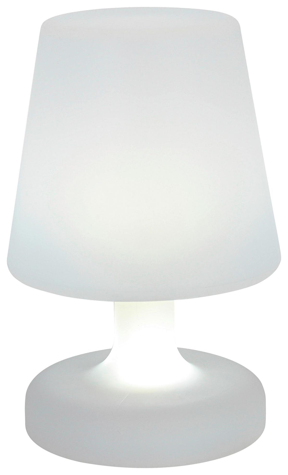Veioză cu LED Prima - alb, Konventionell, plastic (16/25cm) - Mömax