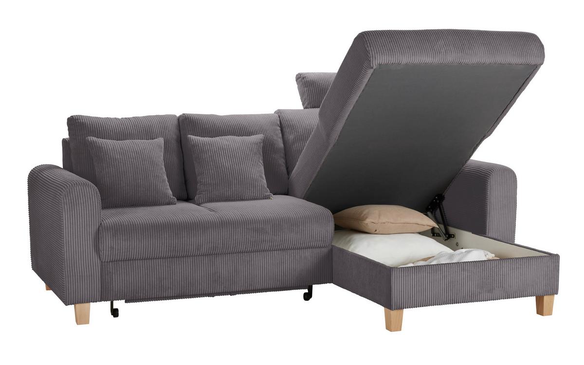 Coltar LILLE - grafit, Modern, textil (232/110/156cm) - Best Price