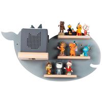 Otroška Polica Boarti, Siva - siva, Moderno, leseni material (51/29/19cm) - MID.YOU