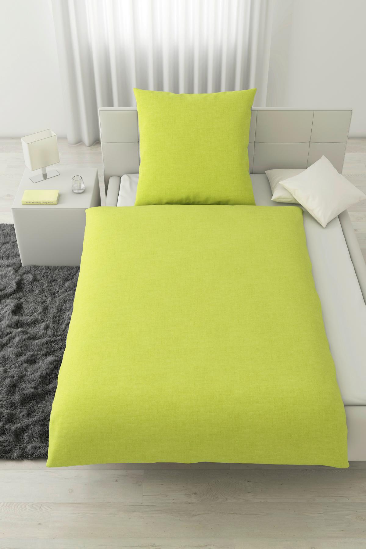 Bettwäsche Noah Wende in Gelb ca. 135x200cm - Gelb, Textil (135/200cm) - Modern Living