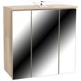 Omara Z Ogledalom Mindi - aluminij/bela, Konvencionalno, kovina/umetna masa (68,8/69,4/21cm) - Mömax modern living Omara Z Ogledalom Mindi - aluminij/bela, Konvencionalno, kovina/umetna masa (68,8/69,4/21cm) - Mömax modern living