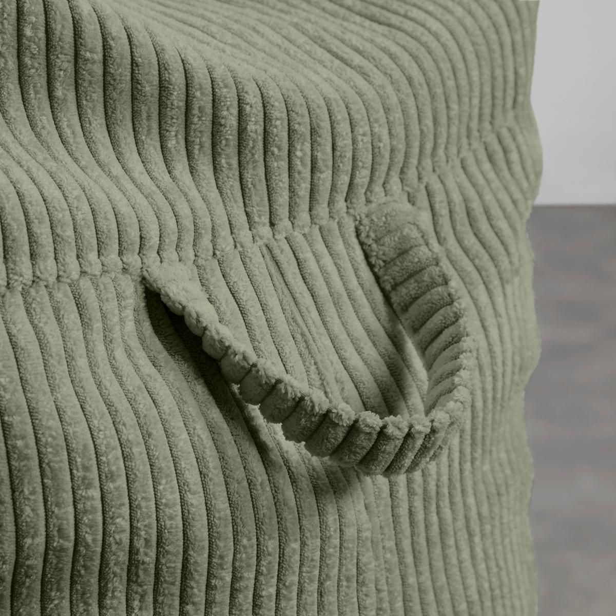 Sitzsack Cortona Cord Olivgrün - Olivgrün, MODERN, Textil (85/100/85cm) - Mömax