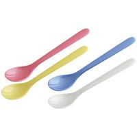 Eierlöffel Egg in diversen Farben - Blau/Pink, KONVENTIONELL, Kunststoff (14cm)