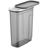 Schüttdose Blacky in Anthrazit ca. 2,7 l - Klar/Anthrazit, MODERN, Kunststoff (19,9/9,5/25,5cm) - Mömax