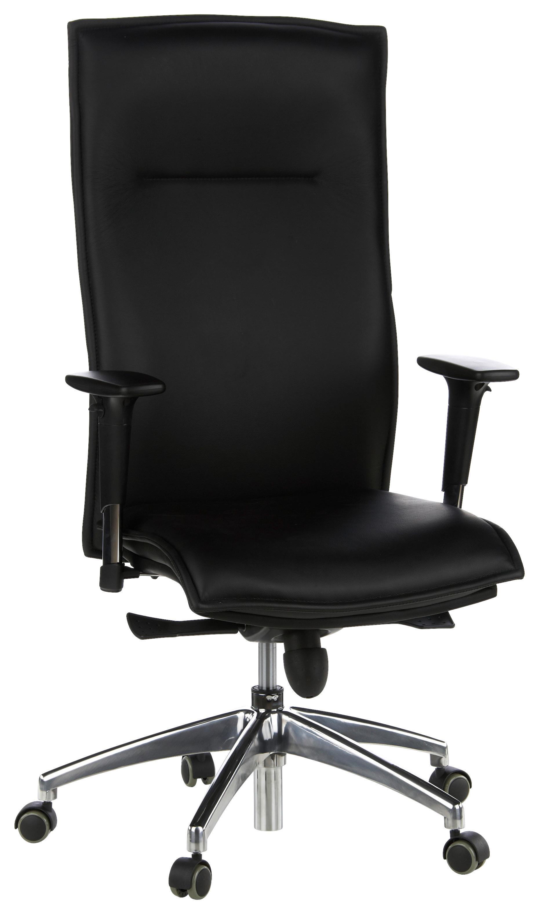 Vrtljiv Stol Murano 20, Črna - črna/barve aluminija, Moderno, kovina/umetna masa (59/133/52cm) - MID.YOU