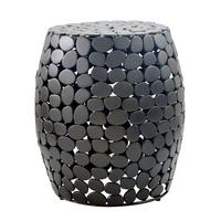 BEISTELLTISCH WL7.367 - Schwarz, Design, Metall (40/46/40cm) - Livetastic