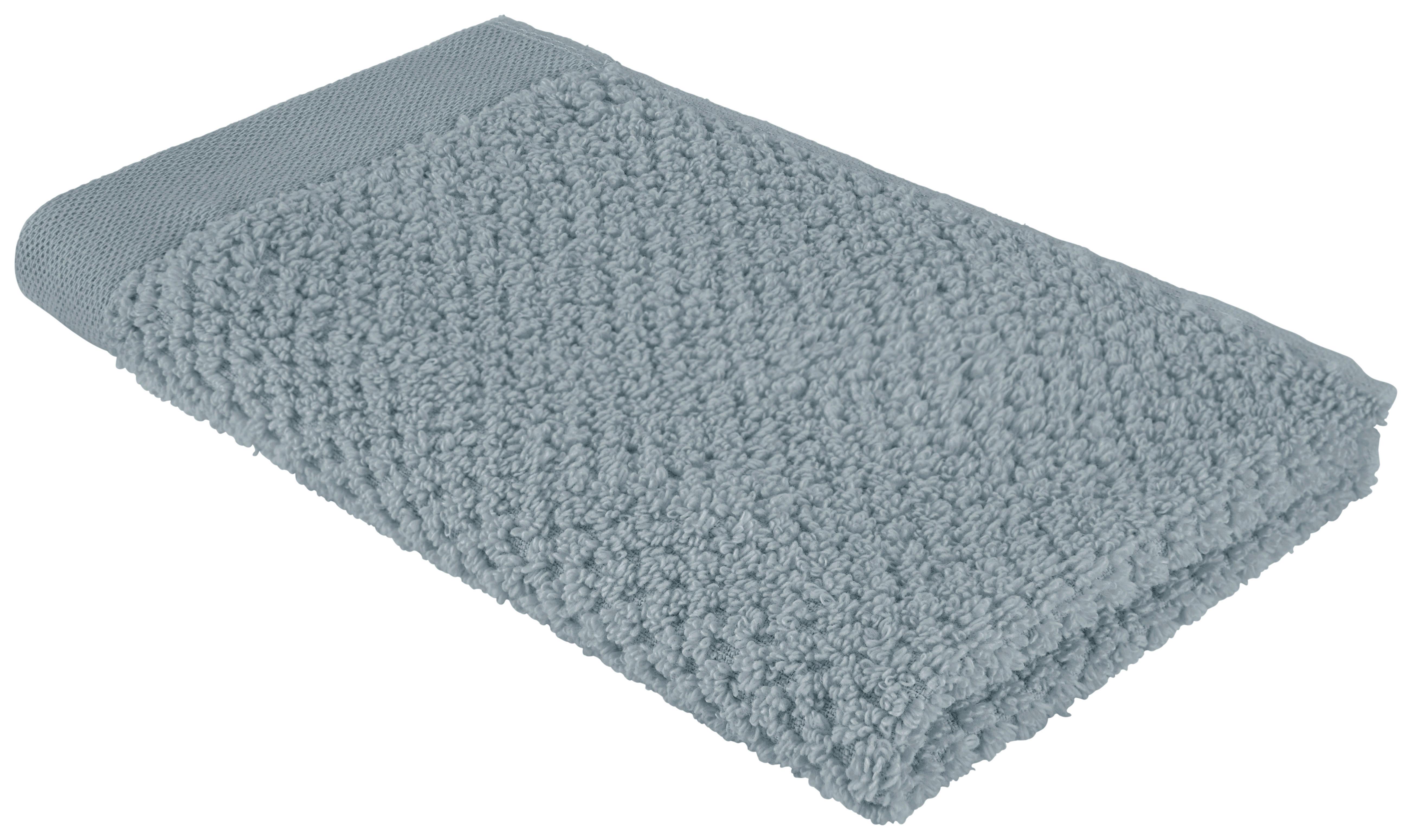 Vendégtörölköző Luise 30/50 - kék, Konventionell, textil (30/50cm) - Modern Living