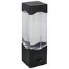 LAMPE DÉCORATIVE LED QUALI - Transparent/noir, MODERN, matière synthétique (7,5/7,5/23,3cm) - Mömax