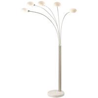 BOGENLEUCHTE 58224 CLASSIC STYLE - Opal, Design, Glas/Stein (140/110/210cm) - Globo