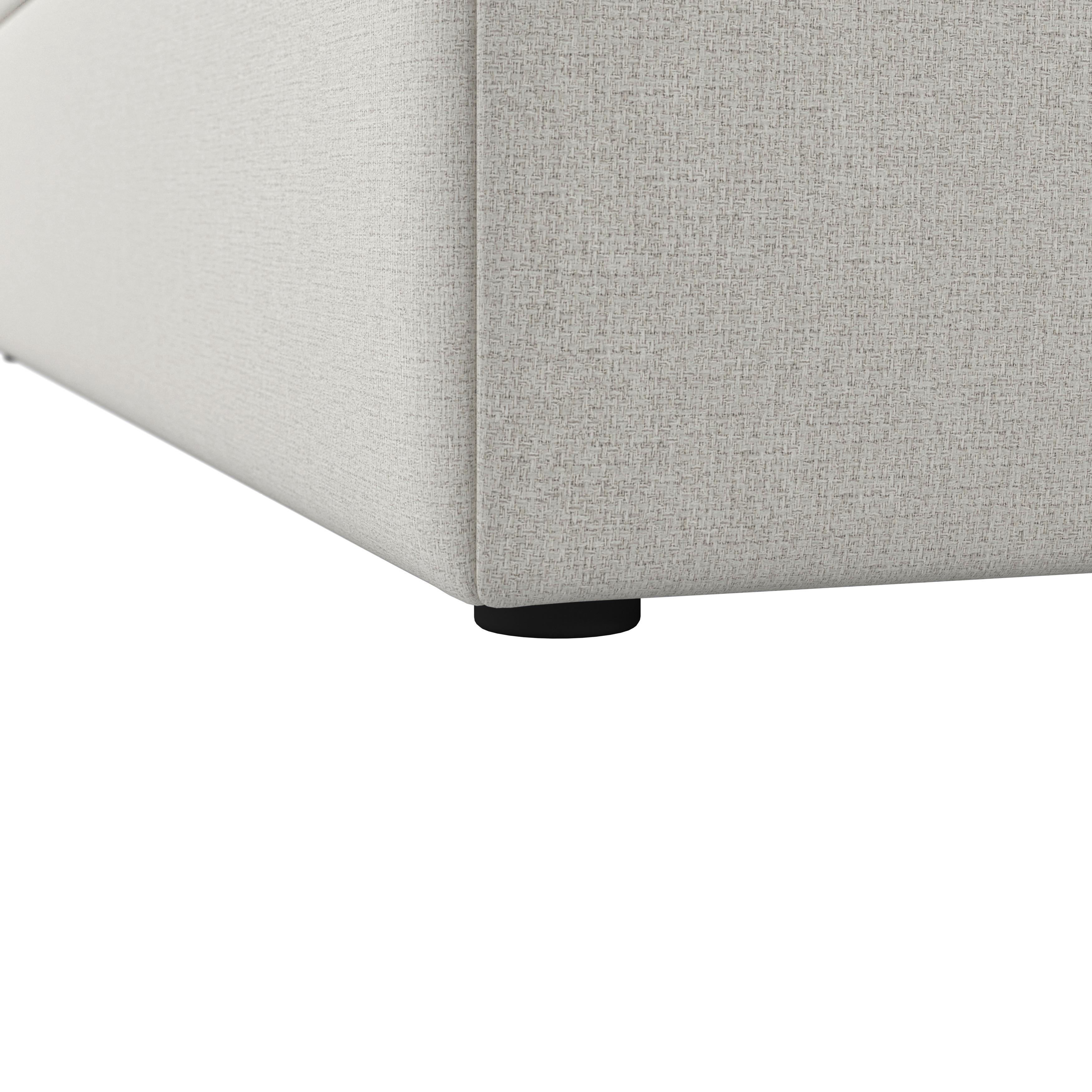 BOXSÄNG MARCO - svart/cremefärgad, Modern, trä/textil (140/200cm) - Bessagi Home